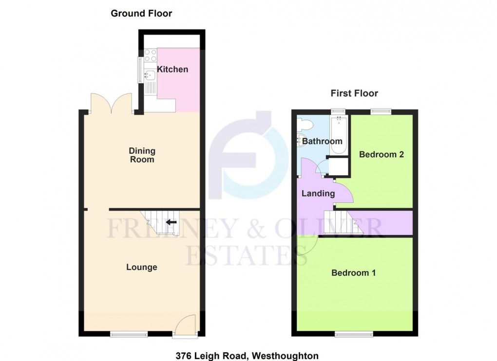 Floorplan for LEIGH ROAD, Westhoughton, Bolton