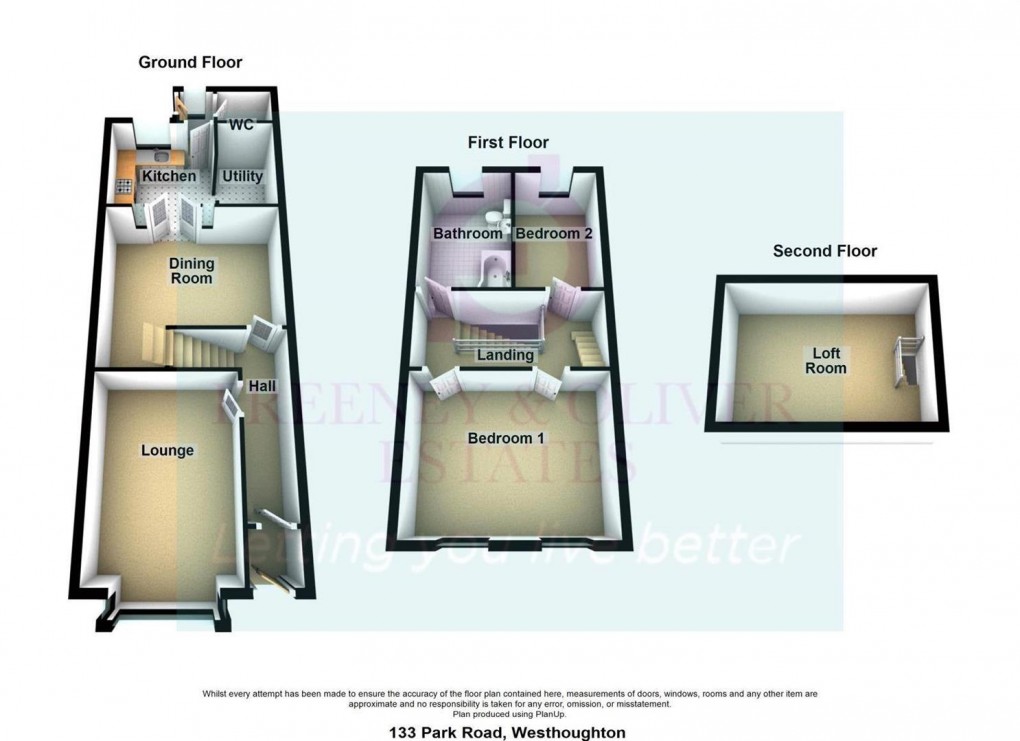 Floorplan for PARK ROAD, WESTHOUGHTON