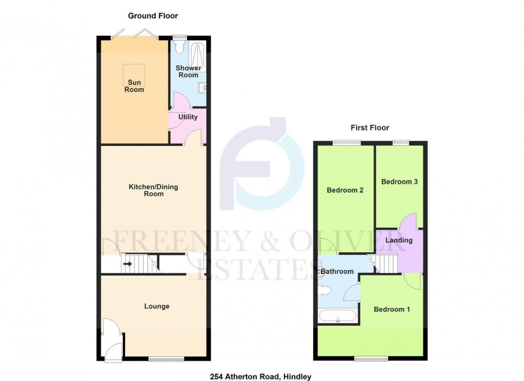 Floorplan for Atherton Road, Hindley