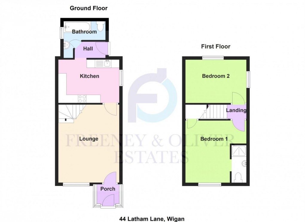 Floorplan for LATHAM LANE, Orrell, Wigan