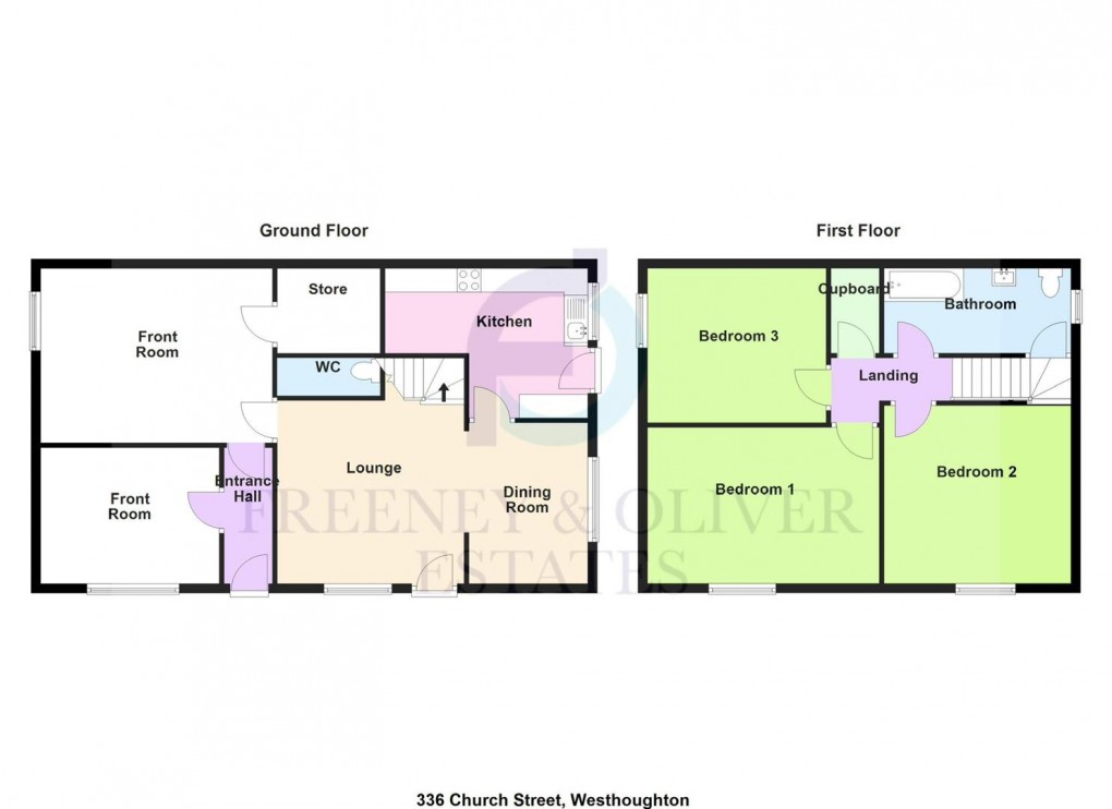 Floorplan for Church Street, Westhoughton, Bolton