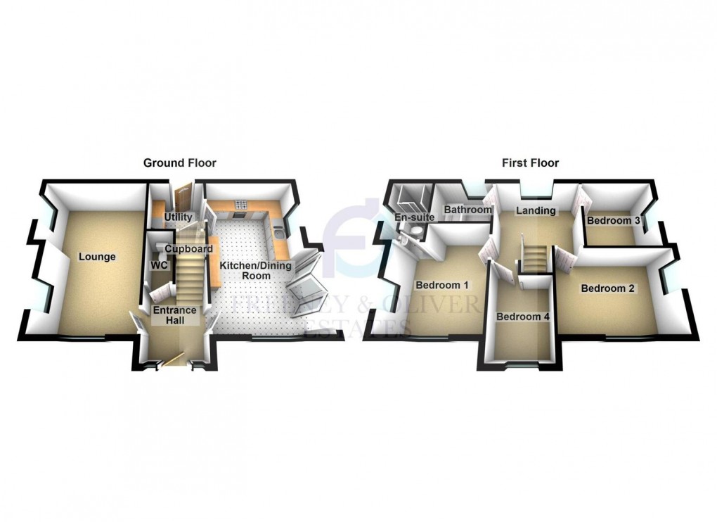 Floorplan for Moss Green Close, Standish