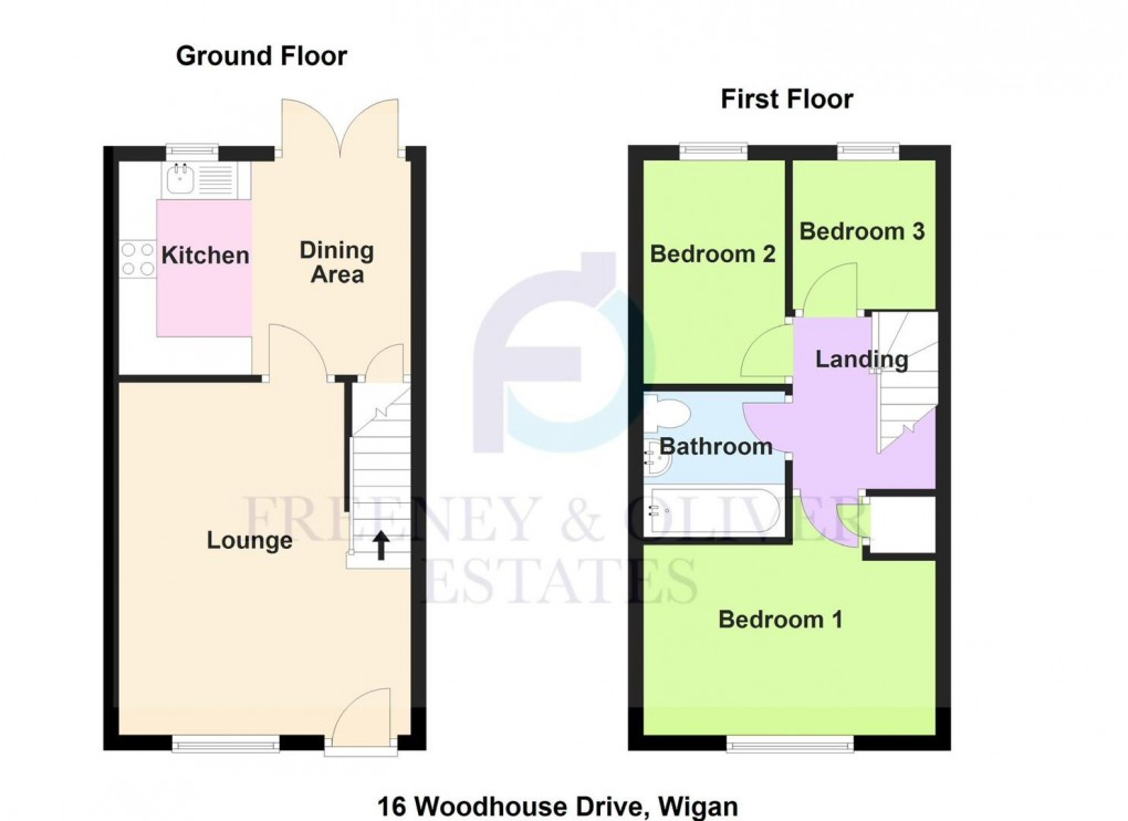 Floorplan for Woodhouse Drive