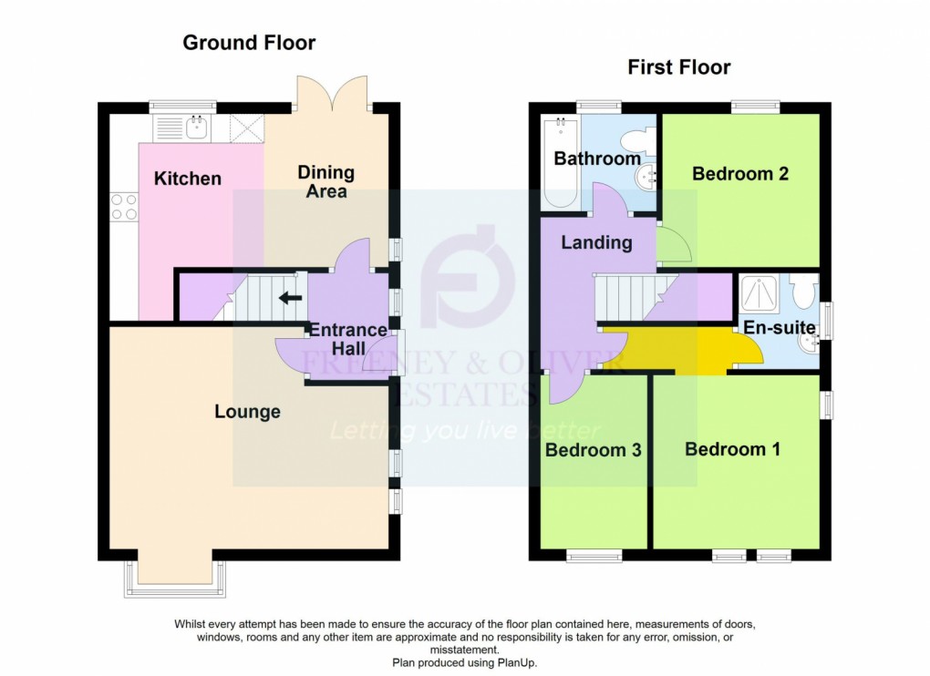 Floorplan for The Pewfist Spinney, Westhoughton, BL5 2UN