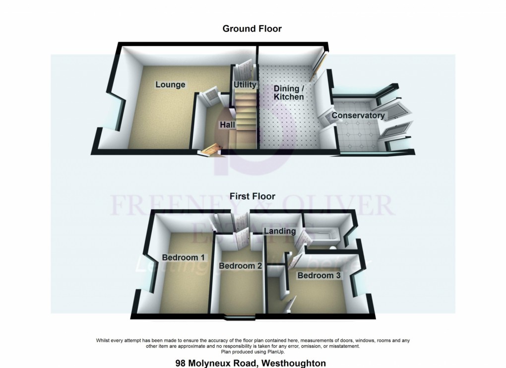 Floorplan for Molyneux Road, Westhoughton, BL5