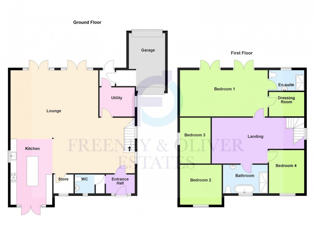 Floorplan for Ryecroft Drive, Westhougthon, BL5 3PW