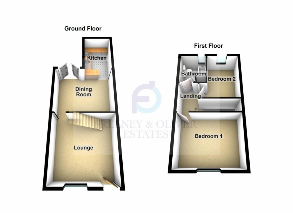 Floorplan for Leigh Road, Westhoughton, Bolton, BL5 2JY