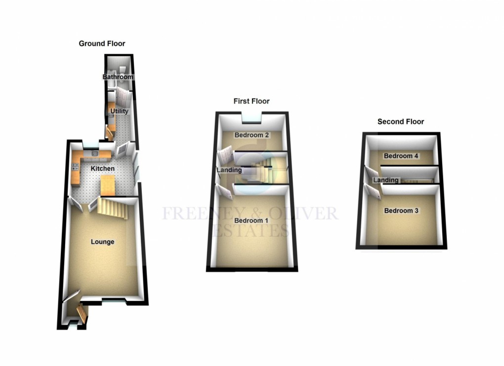 Floorplan for Bickershaw, WN2